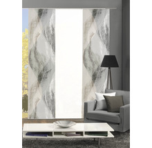 HOME FASHION Paneelgordijn Torre wit 60x245 cm set van 3