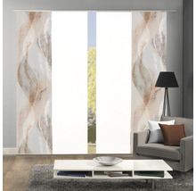 HOME FASHION Paneelgordijn Torre wit 60x245 cm set van 4