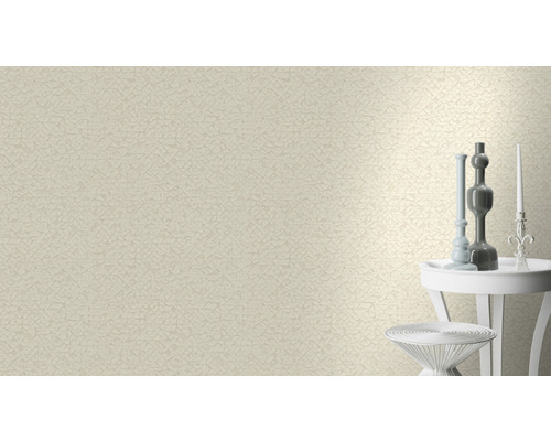 Decoratief behang met geometrisch patroon in interieur