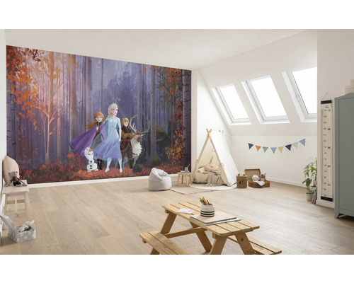 Kinderkamer met muurschildering van Frozen