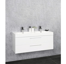 DIFFERNZ Wastafelonderkast Somero 45x120 cm wit hoogglans