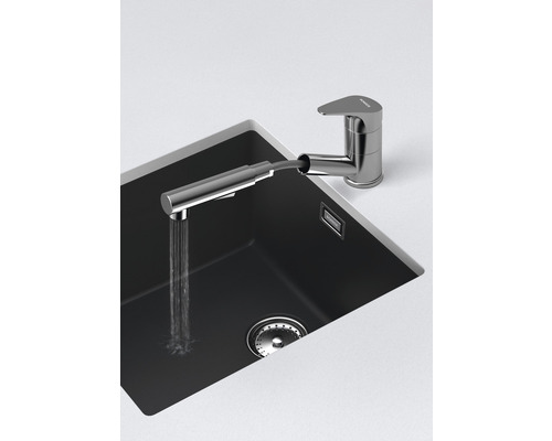 Spoelbak met kraan en douchekop