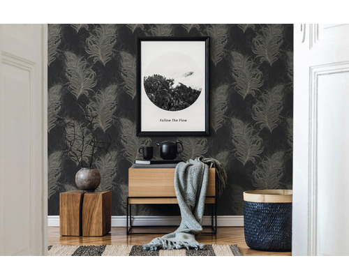 Interieurartikelen voor behang met verenpatroon