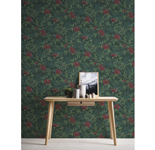 Decoratief behang met bloemmotief in de kamer