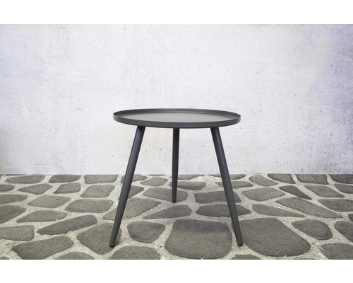 Ronde bijzettafel met drie poten