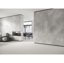 Wand- en vloertegel Lido White lichtgrijs 279,7x119,7 cm gerectificeerd