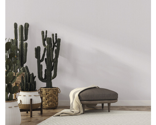 Licht interieur met cactus, kruk en vloerkleed