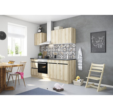 OPTIFIT Keukenblok zonder apparatuur Kaya290 wild eiken mat 210x60 cm