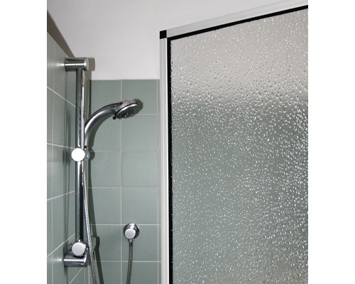 Douche met douchestang en douchewand