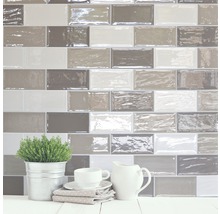 Wandtegel Artisan moka 10x20 cm