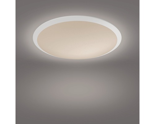 Ronde plafondlamp met witte rand