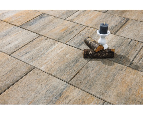 DIEPHAUS Terrastegel iStone Pure met facet schelpkalk, 60 x 40 x 4 cm