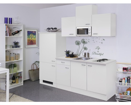 FLEX WELL Keukenblok met apparatuur Wito wit mat 210x60 cm