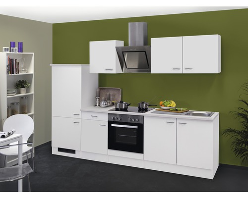 FLEX WELL Keukenblok met apparatuur Wito wit mat 270x60 cm