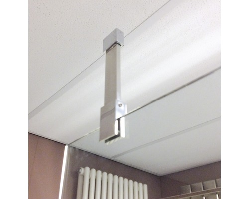 Plafondophanging voor spiegelmontage