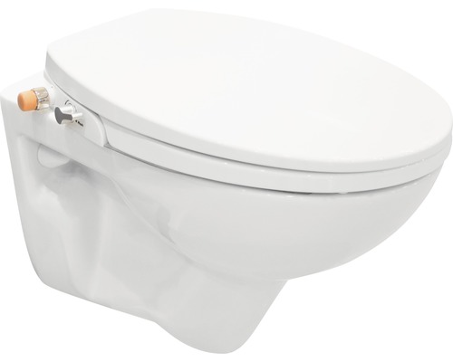 Wandcloset met diepspoeling en bidetfunctie