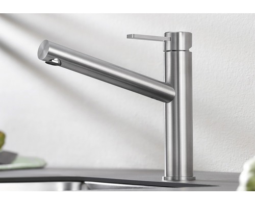 Keukenkraan van roestvrij staal