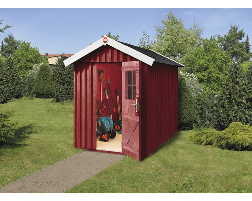 WEKA Tuinhuis Öland, formaat 1, Zweeds rood 162 x 170 cm