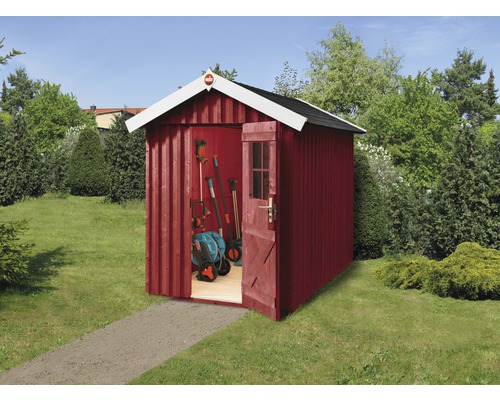 WEKA Tuinhuis Öland, formaat 2, Zweeds rood 162 x 246 cm