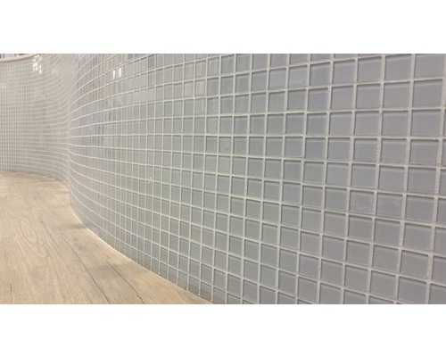 Wanddecoratie met mozaïektegels van glas