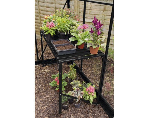 VITAVIA Kweektafel 121x54x76 cm zwart VITAVIA Kweektafel 121x54x76 cm zwart