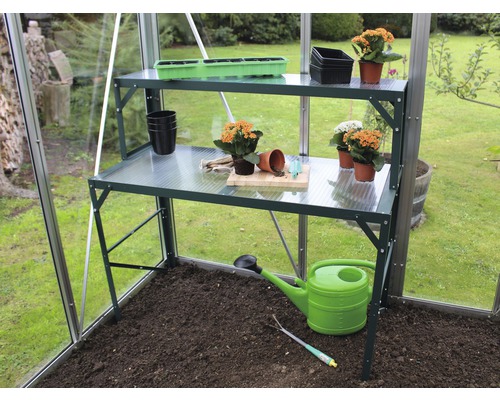VITAVIA Opzetstuk voor kweektafel met kunstglas blad 121x54x76 cm groen VITAVIA Opzetstuk voor kweektafel met kunstglas blad 121x54x76 cm groen