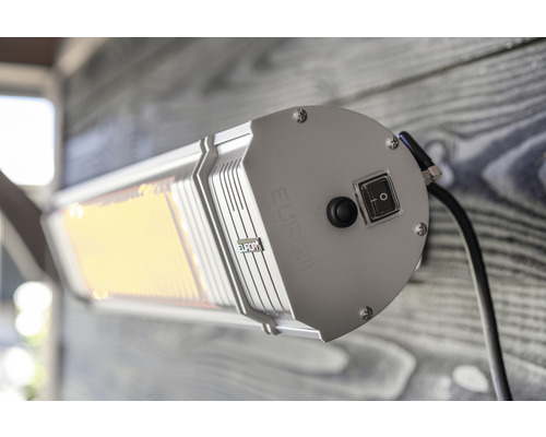 Elektrische terrasverwarmer voor wandmontage