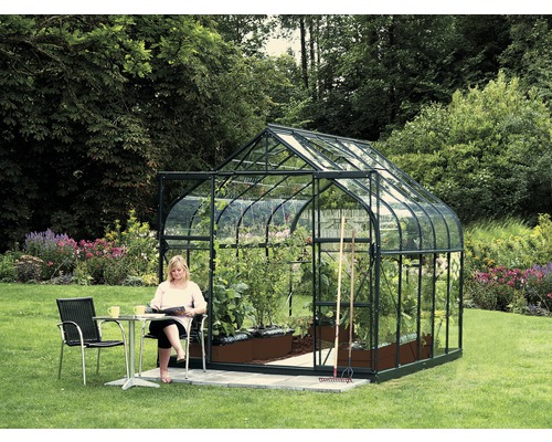 VITAVIA Kweekkas Diana 8300 enkel veiligheidsglas 3 mm 264x321 cm groen VITAVIA Kweekkas Diana 8300 enkel veiligheidsglas 3 mm 264x321 cm groen
