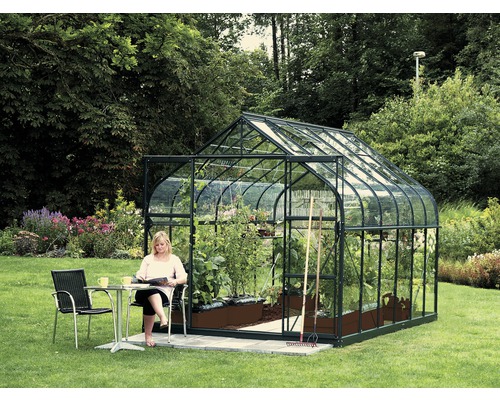 VITAVIA Kweekkas Diana 9900 enkel veiligheidsglas 3 mm 264x383 cm groen VITAVIA Kweekkas Diana 9900 enkel veiligheidsglas 3 mm 264x383 cm groen