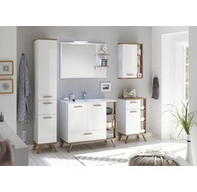 PELIPAL Hoge kast Noventa 205x35,5 cm wit hoogglans-thumb-7 PELIPAL Hoge kast Noventa 205x35,5 cm wit hoogglans-thumb-7