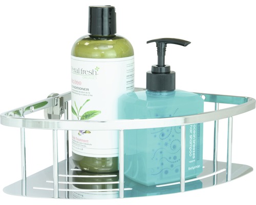 Hoekrek met twee flessen