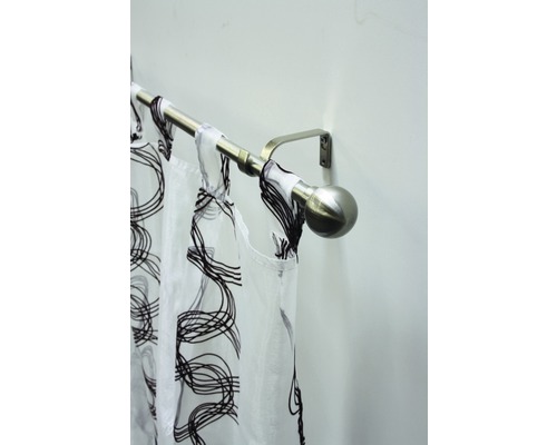 Gordijnroede met gordijn