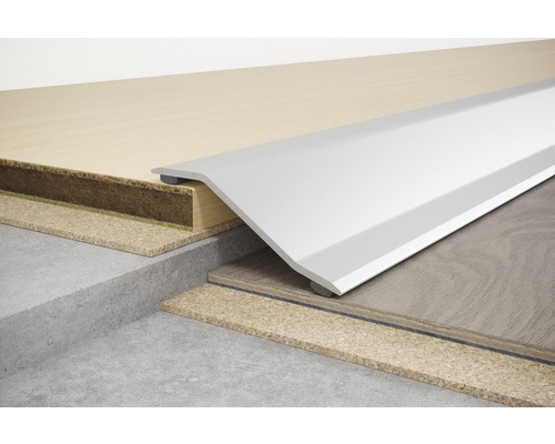 Vloerprofiel voor het verbinden van verschillende vloerhoogtes