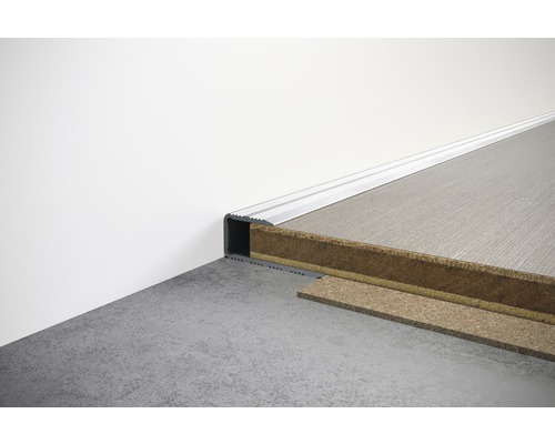 Aluminium vloerafwerkingsprofiel voor vloeraanpassing