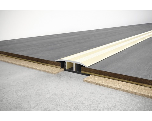 Vloerprofiel voor het verbinden van verschillende vloerbedekkingen