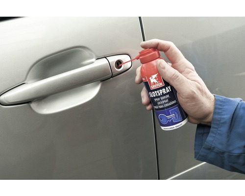 Griffon Slotspray wordt in een autoslot gespoten