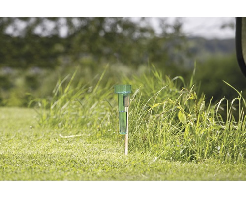 Regenmeter in het gras