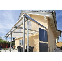 Aluminium terrasoverkapping aan een huis