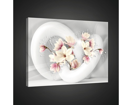 Decoratief canvas met bloemmotief voor wanddecoratie