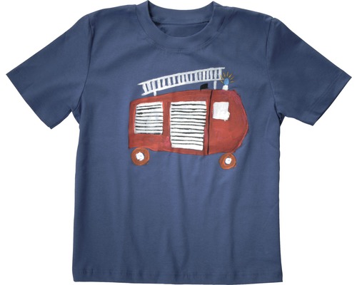 T-shirt met brandweerwagenmotief