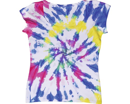 T-shirt met batikpatroon
