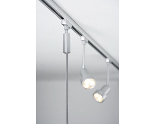 Plafondrail met spots voor flexibele verlichting