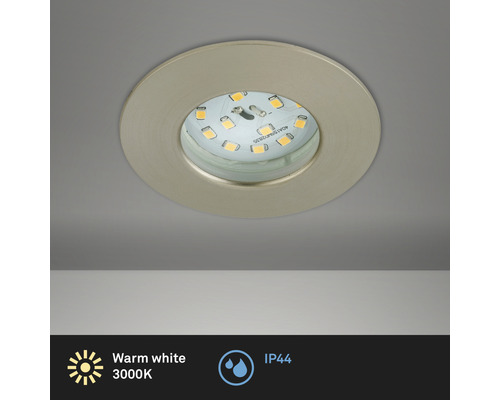 BRILONER LED Inbouwspot 8311 Ø 75 mm nikkel mat BRILONER LED Inbouwspot 8311 Ø 75 mm nikkel mat