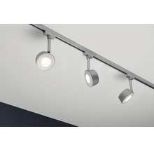 Plafondrail met drie spots voor flexibele verlichting