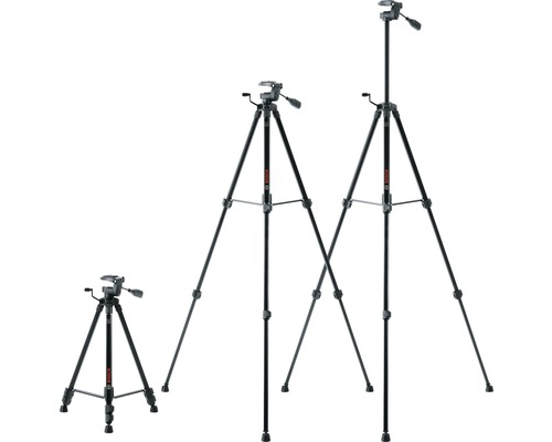 Drie nivelleerstatieven van Bosch in verschillende formaten