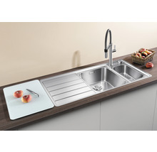 BLANCO Spoelbak Axis III 6 S-IF RVS 51x100 cm
