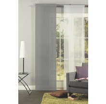 HOME FASHION Paneelgordijn Uni grijs 60x245 cm