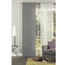 HOME FASHION Paneelgordijn Uni grijs 60x245 cm