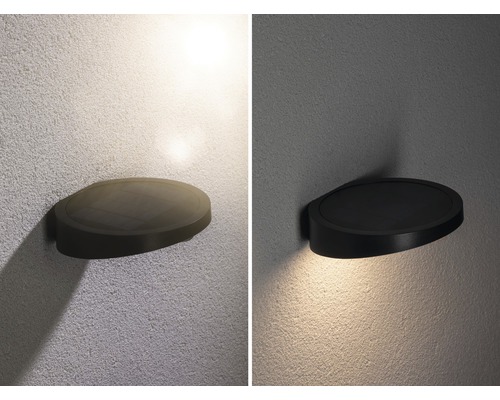 Afbeelding van een ronde wandlamp voor binnen en buiten met indirecte verlichting