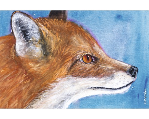 Close-up van een vosillustratie